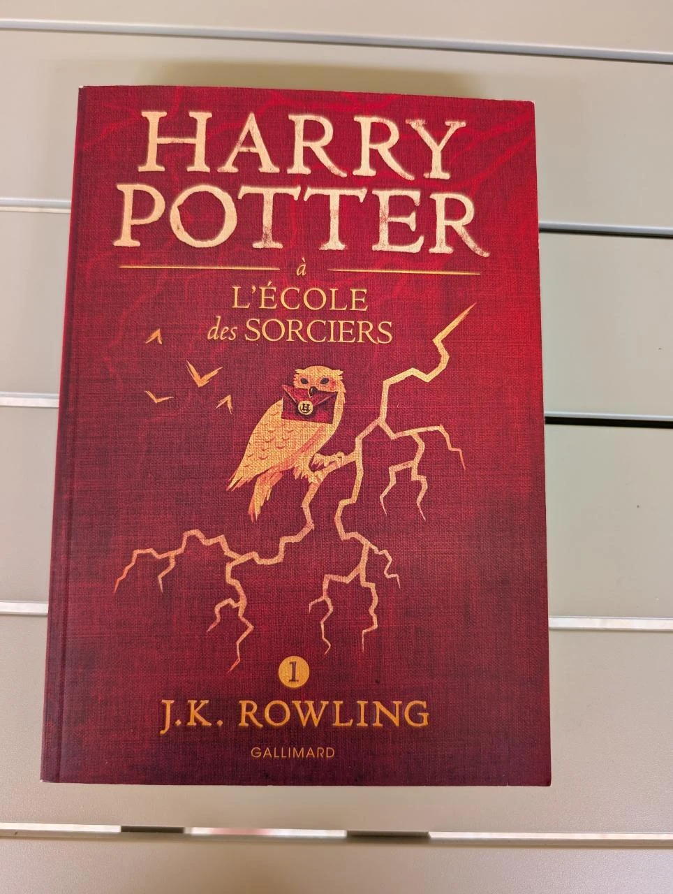 Harry Potter à l'école des sorciers - Tome 1 - Édition reliée Gallimard